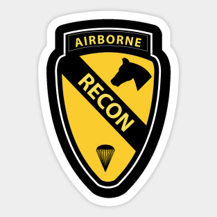 1st  Cav - Recon w Abn Tab Sticker
